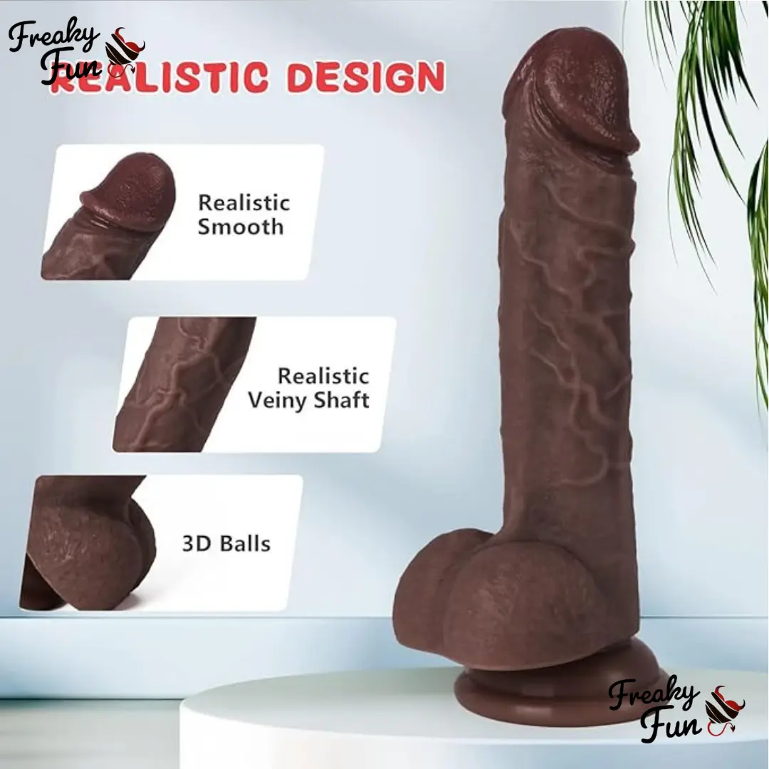 6 inch black dildo - Image 3