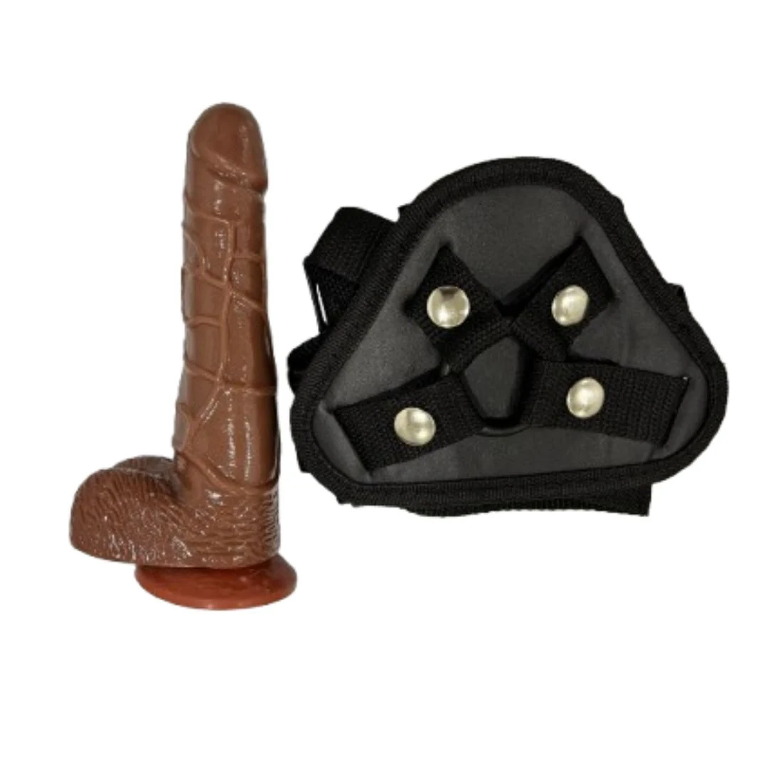 Chocolate Dildo With Strap Belt - Image 4
