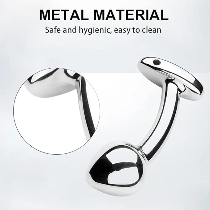 Curved Anal Plug Stainless Steel - Image 4