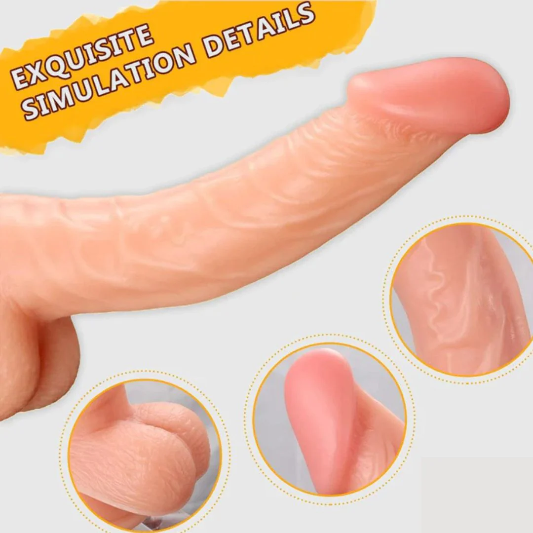 8 Inch Dildo With Belt - Image 3