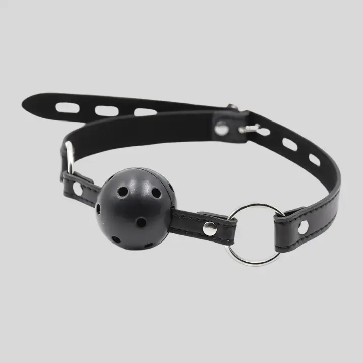 Open Mouth Breathable Ball Gag - Image 4