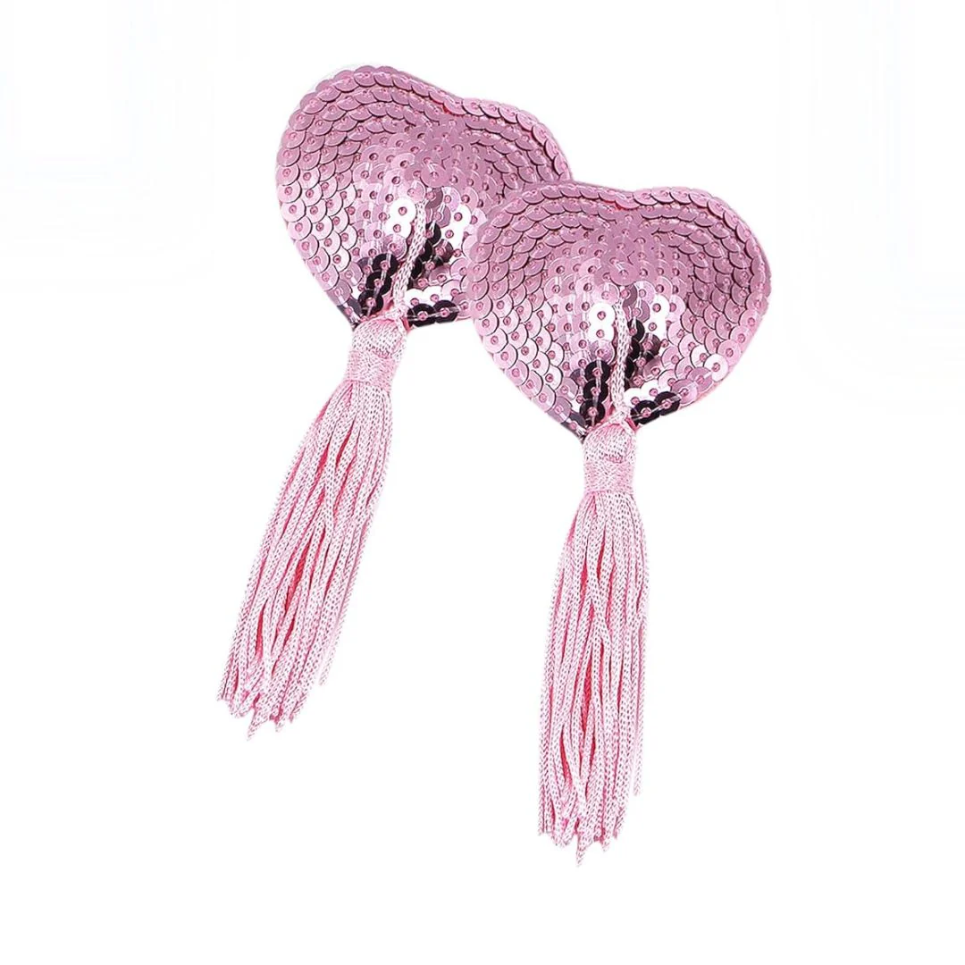 Pink Heart-Shaped Nipple Cover - Image 3