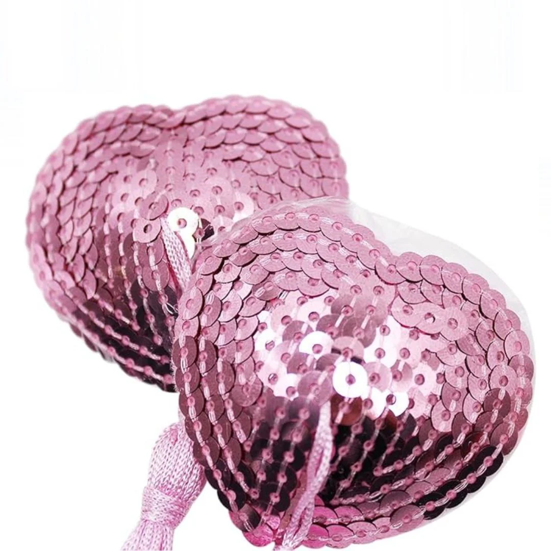 Pink Heart-Shaped Nipple Cover - Image 4