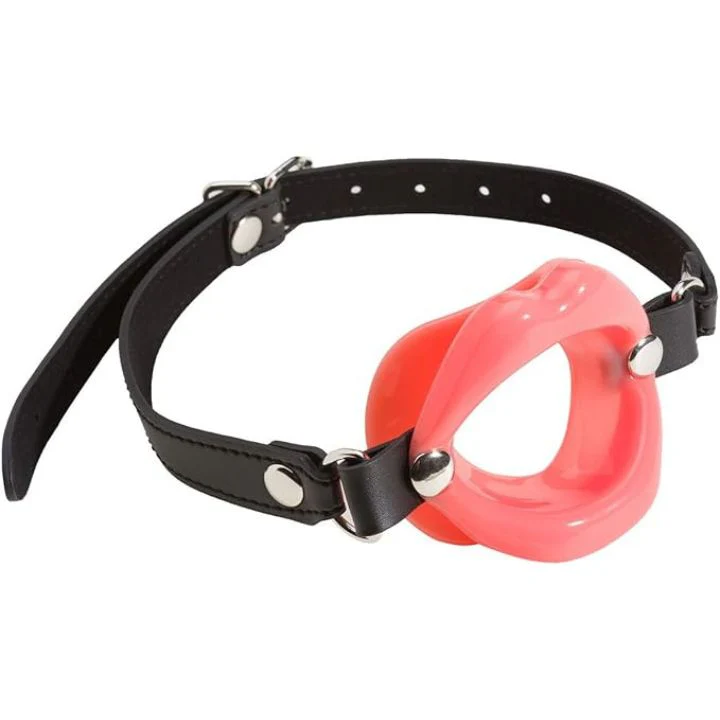 Red Lip Open Mouth Gag - Image 3